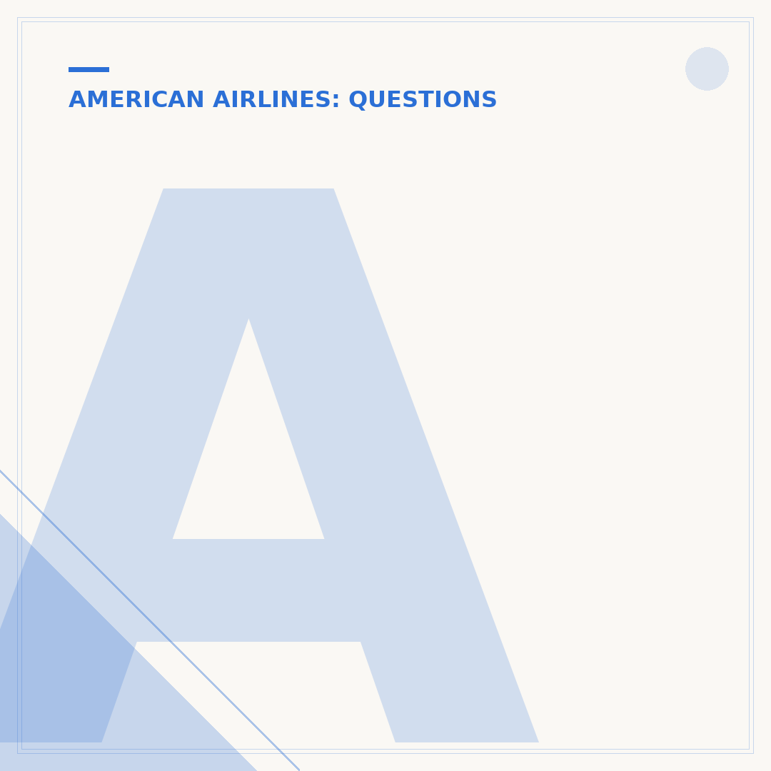 American Airlines Flight Cents: What You Need to Know