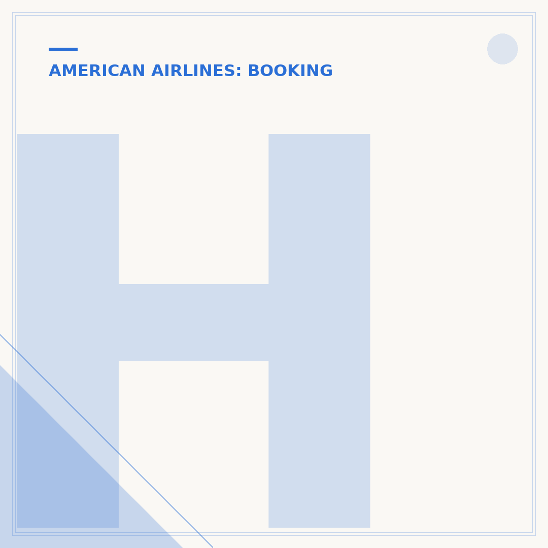 How to Book a Flight on American Airlines
