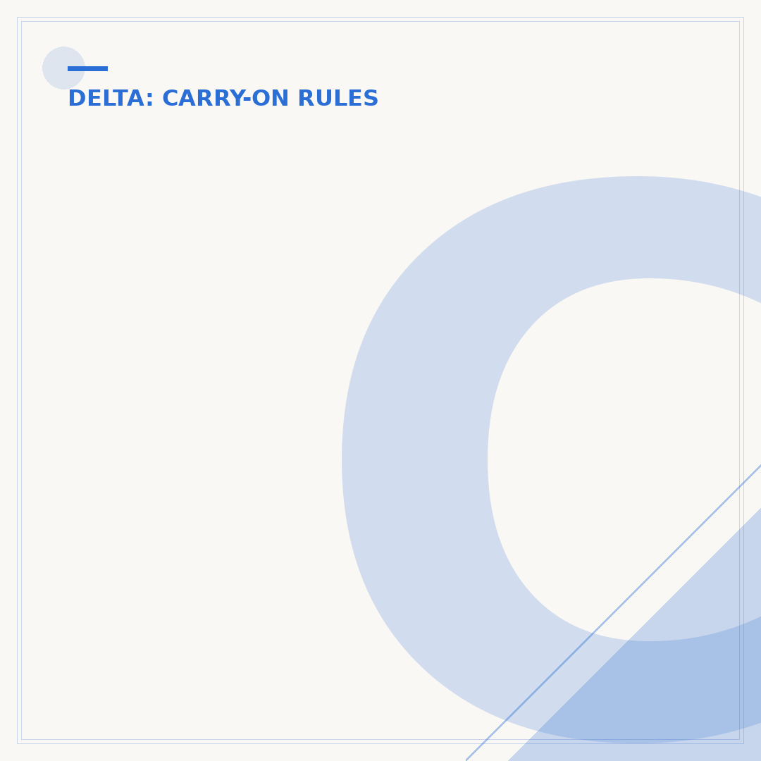 Can I Bring Snacks on a Delta Flight?