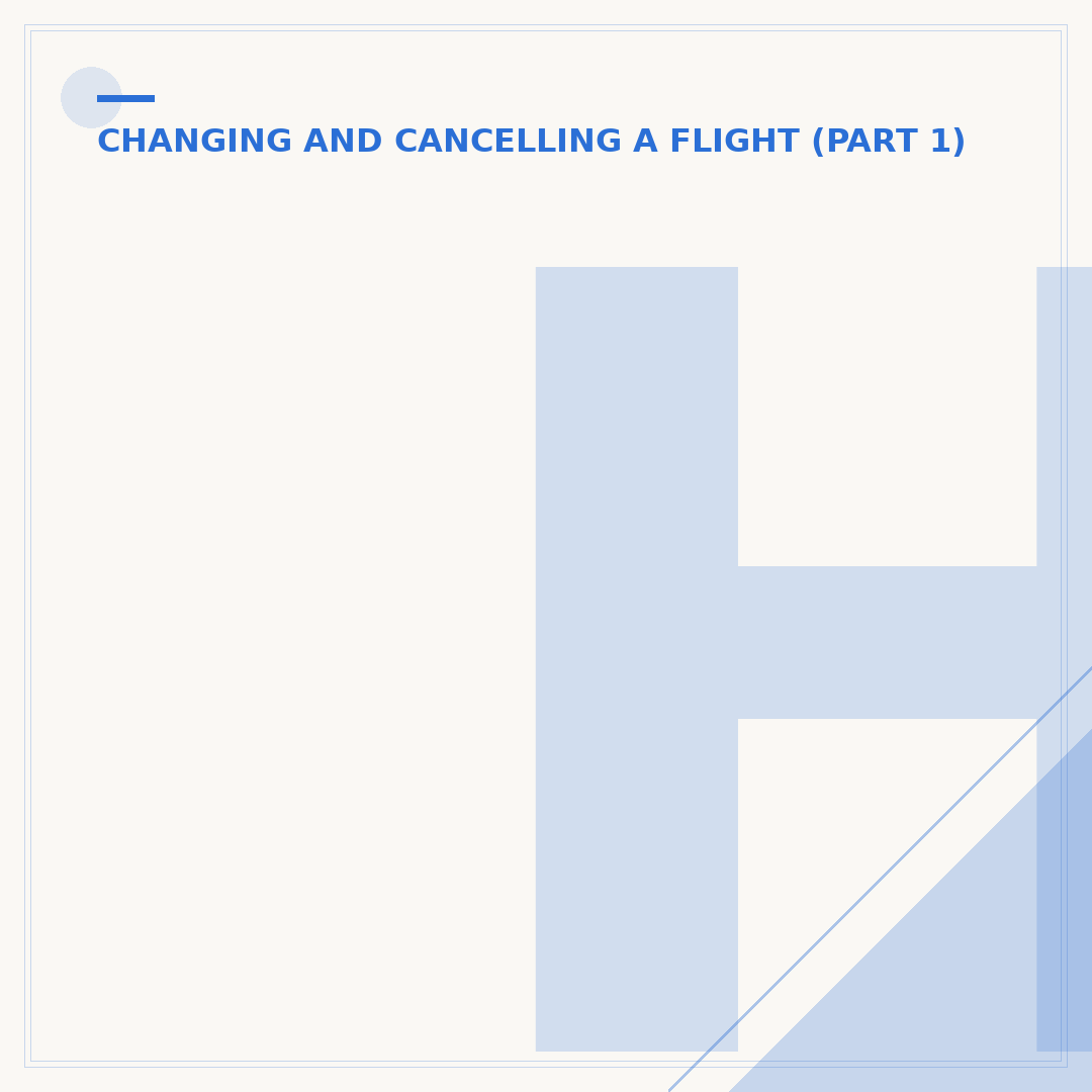 How to Cancel a Booked Flight Ticket