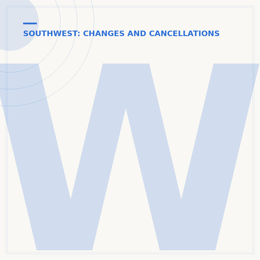 What Happens If I Cancel a Southwest Flight?