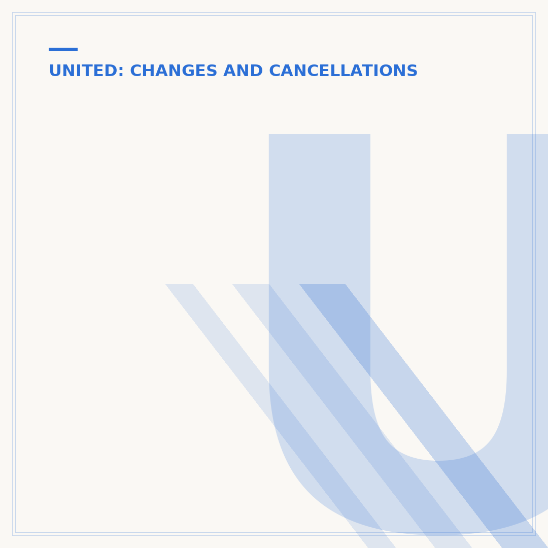 United Flight Cancellation Credit: How Late Can You Cancel?