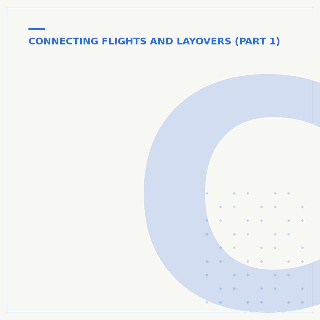 Can a Connecting Flight Leave Without You? Know Your Options