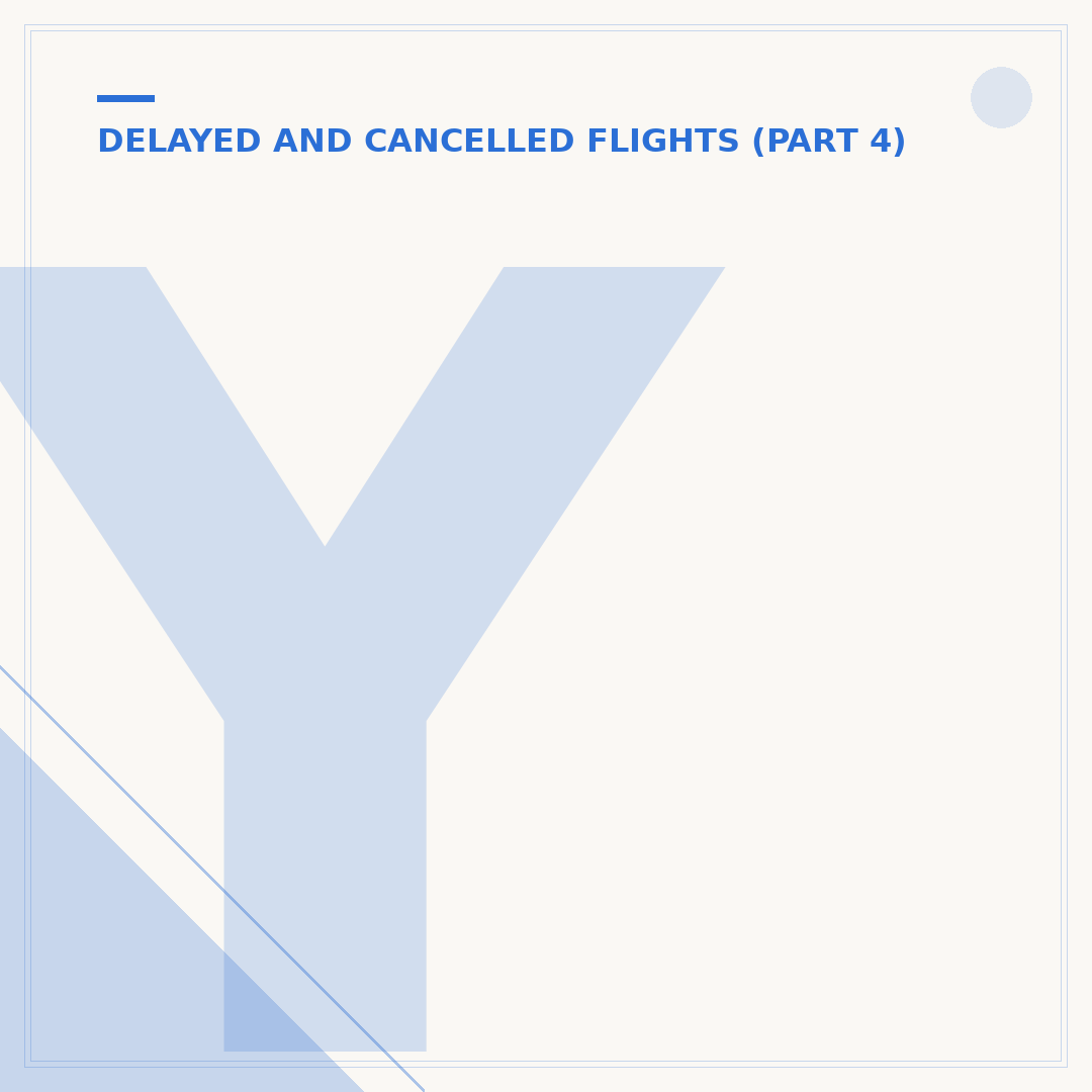 Your Customer Rights When a Flight Is Cancelled