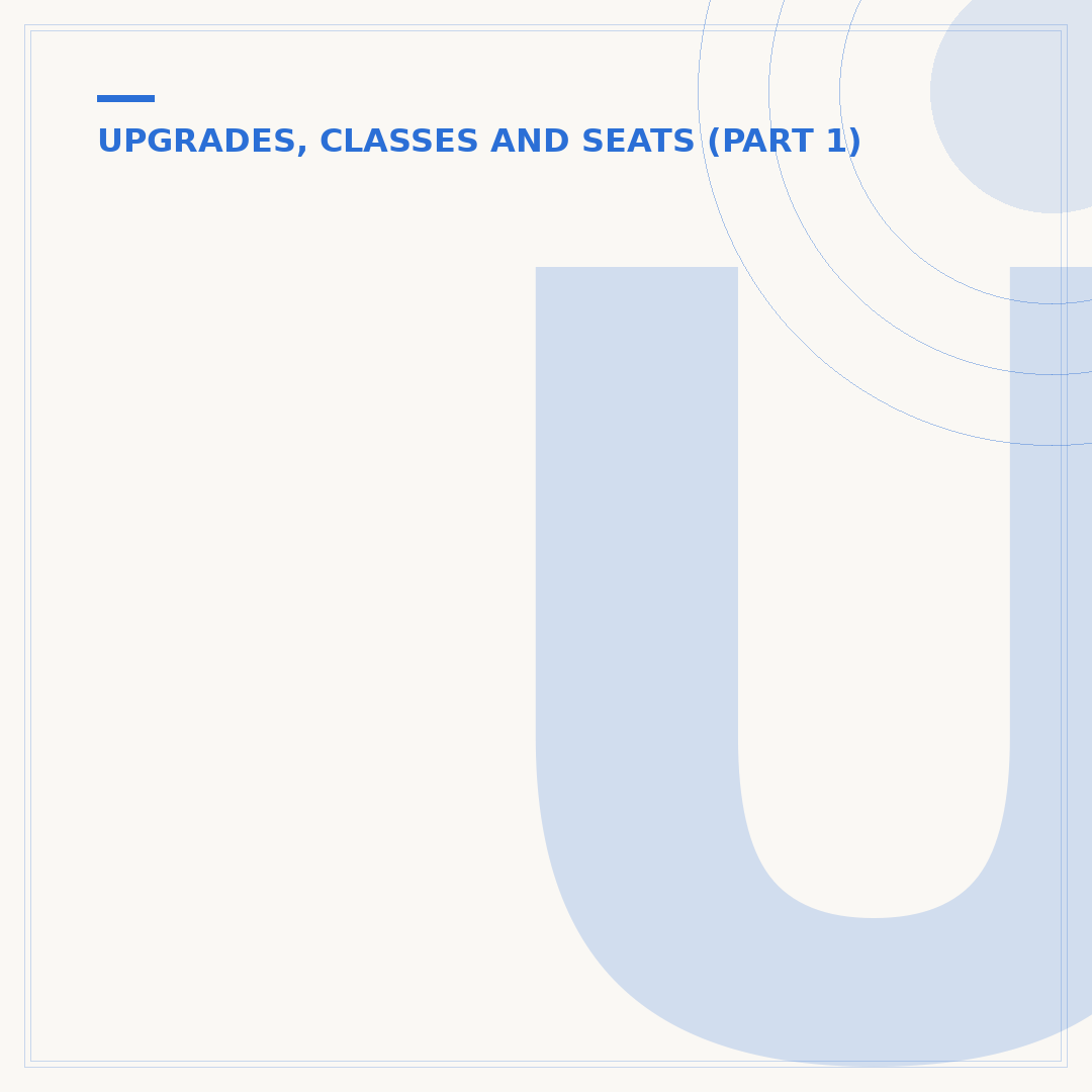 Understanding Flight Classes: Levels of Air Travel