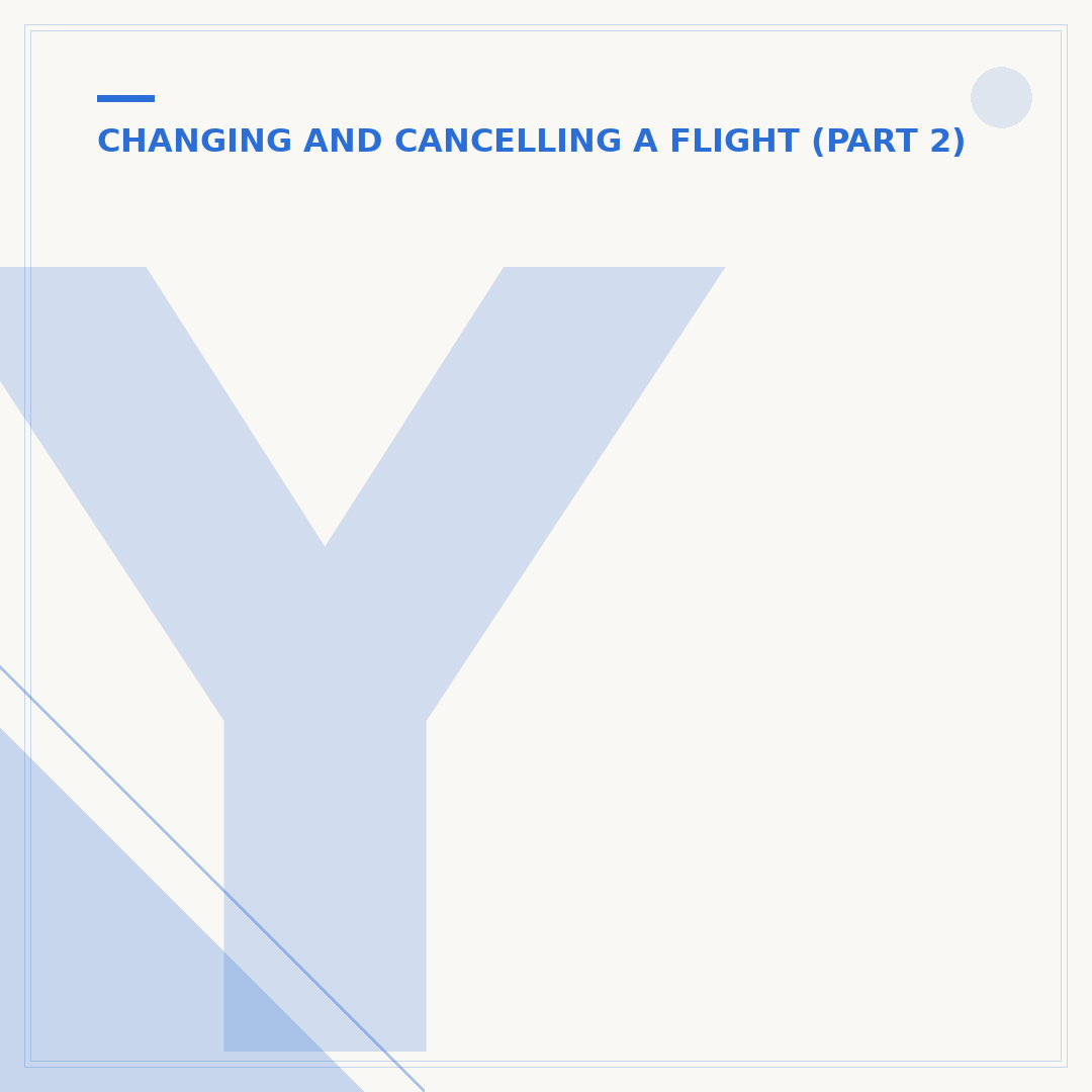 Your Rights If Your Flight Is Rescheduled