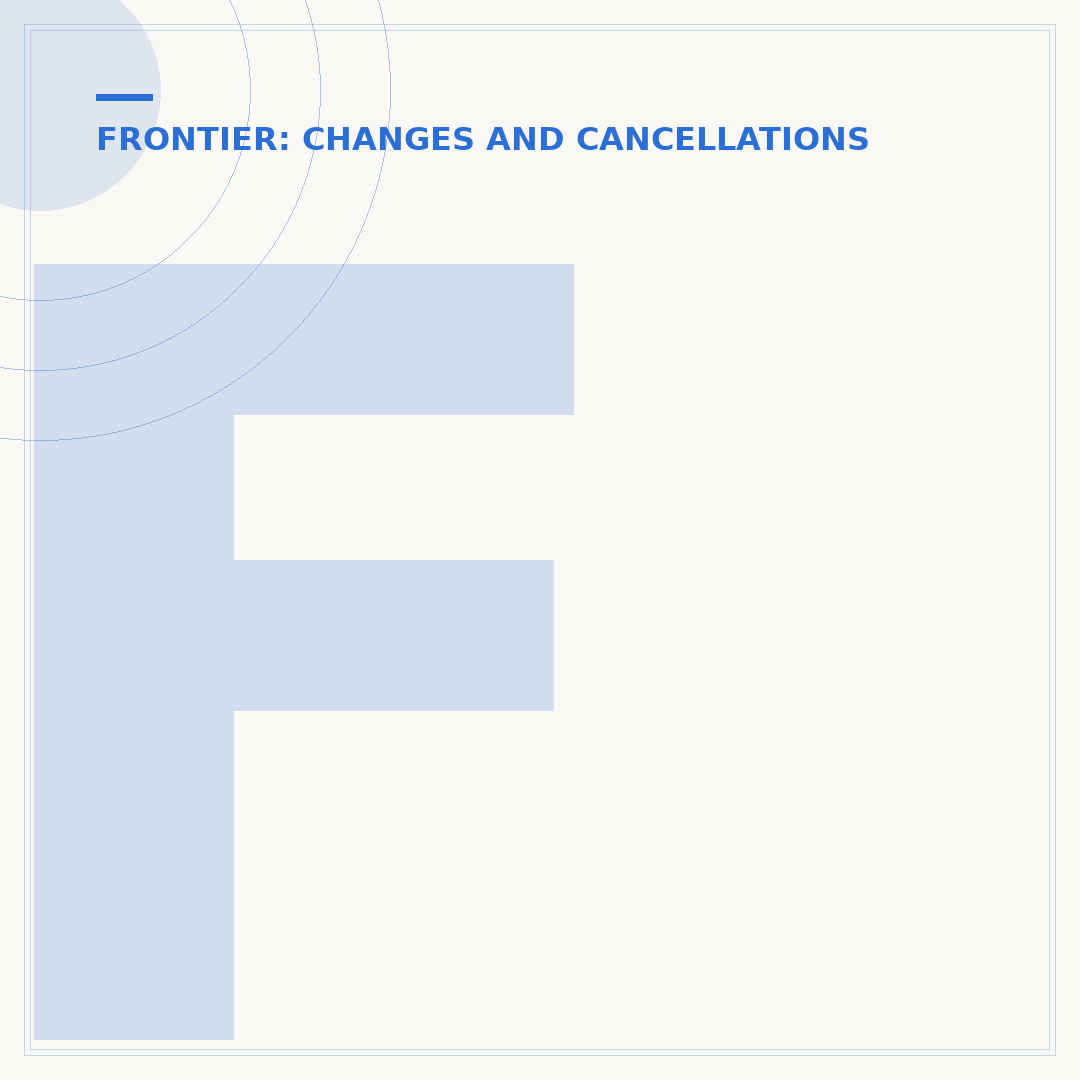 Frontier Changed My Flight: Can I Get a Refund?