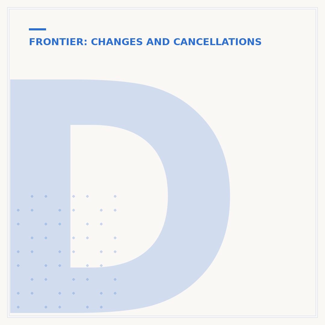 Does Frontier Give Flight Credit? Understanding Your Options