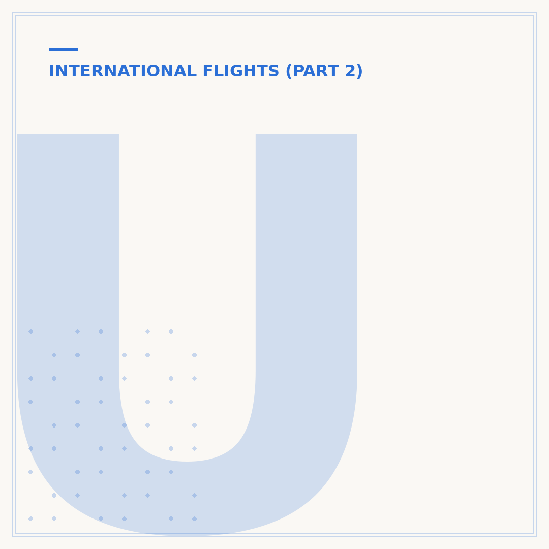 Understanding the International Flight Process