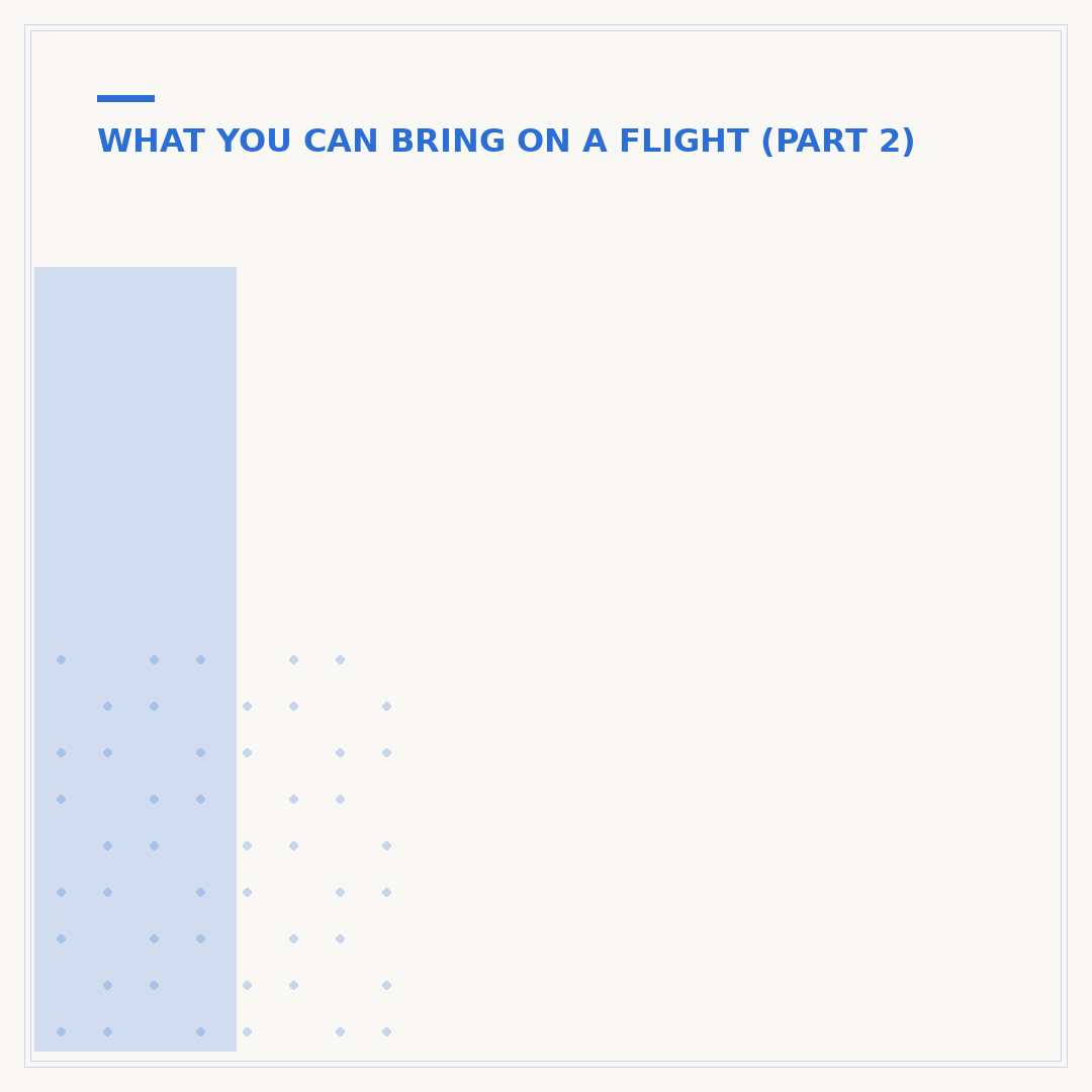 Items Not Allowed in Flight: What You Can't Bring