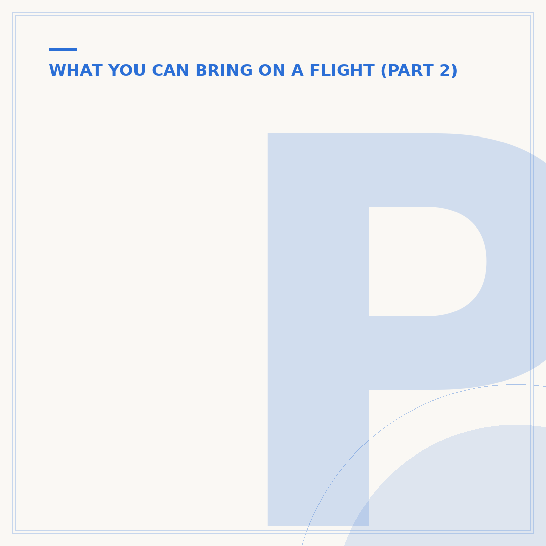 Power Bank Not Allowed in Flight
