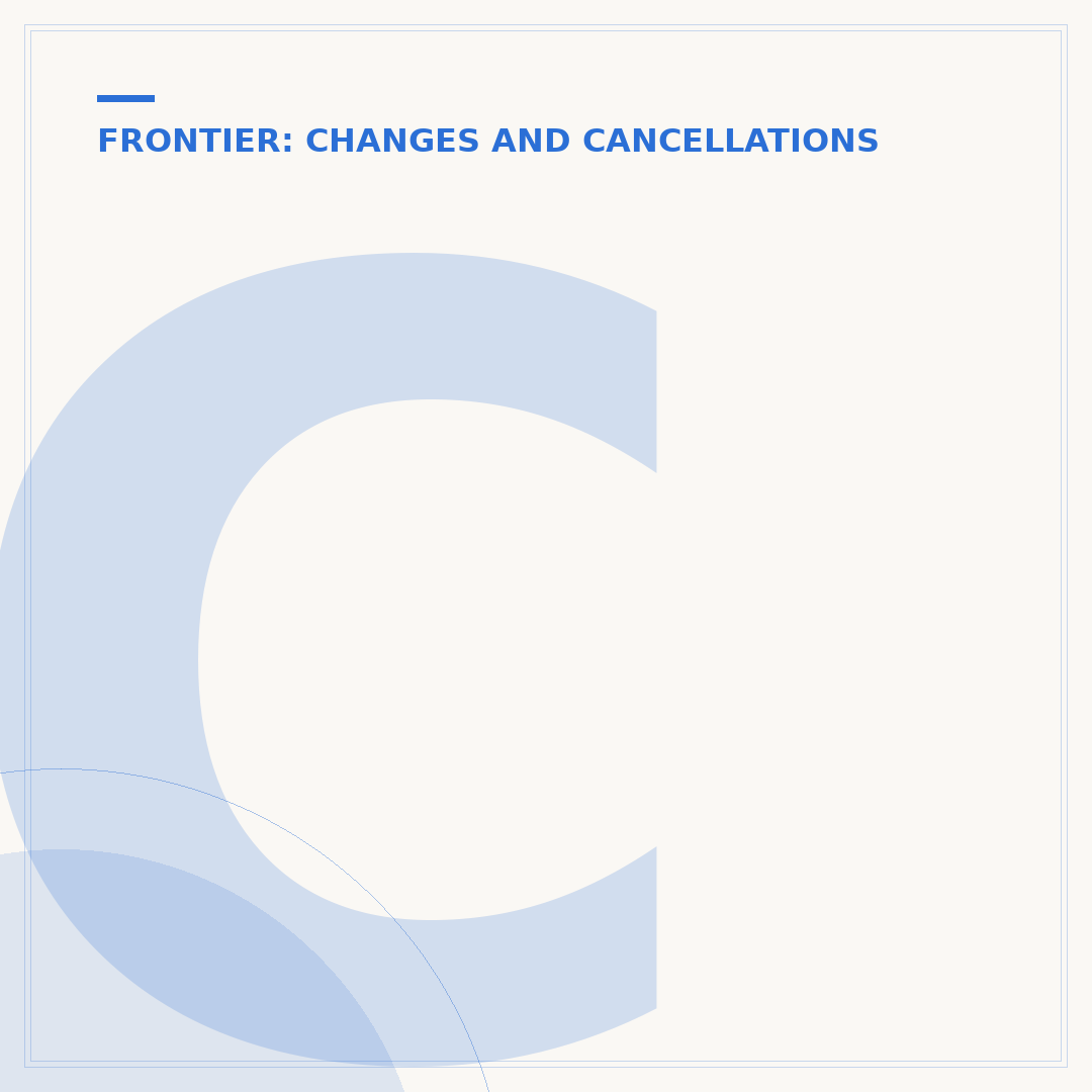 Can I Refund My Frontier Flight? Policies & Options