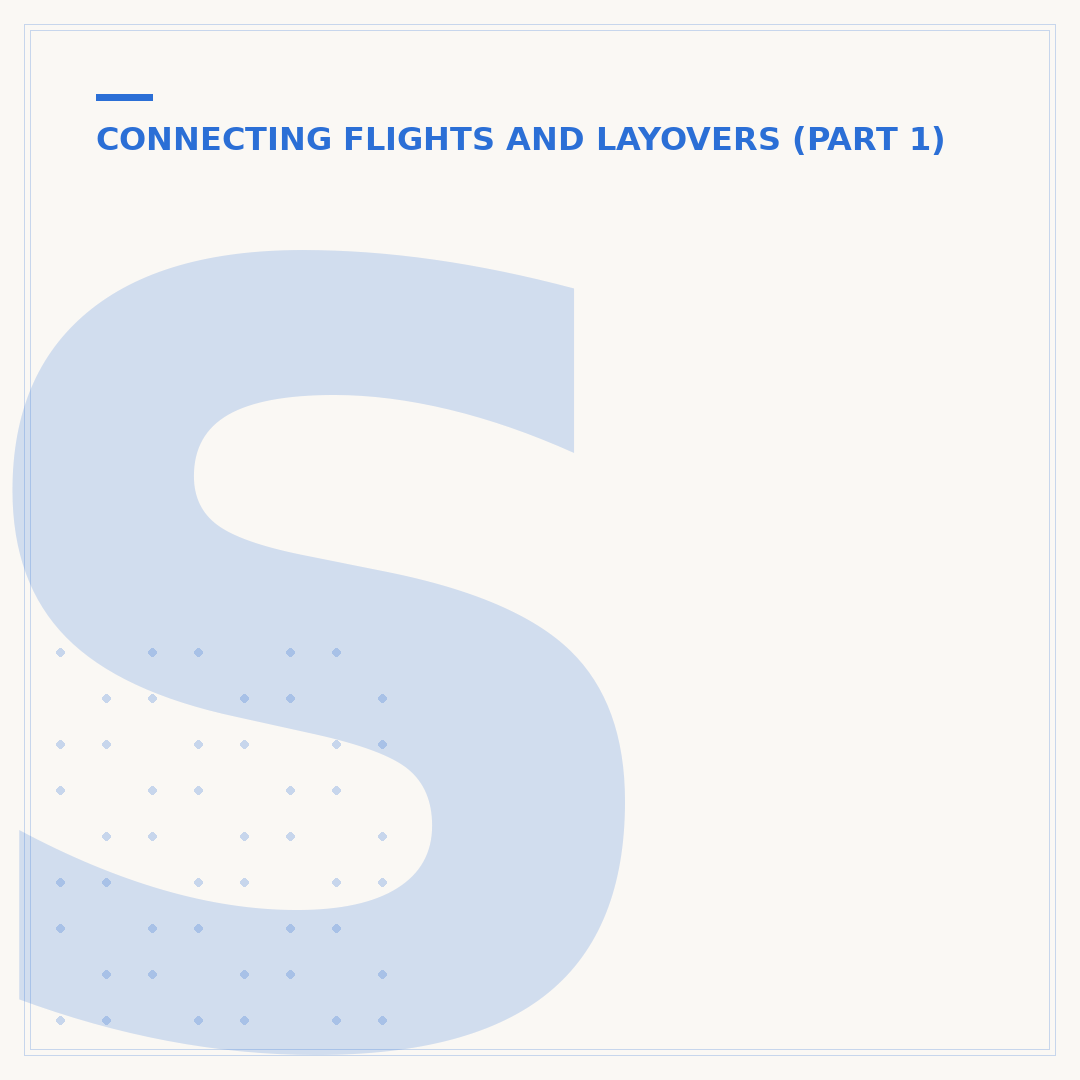Short Connecting Flight: What To Do If Time Is Tight