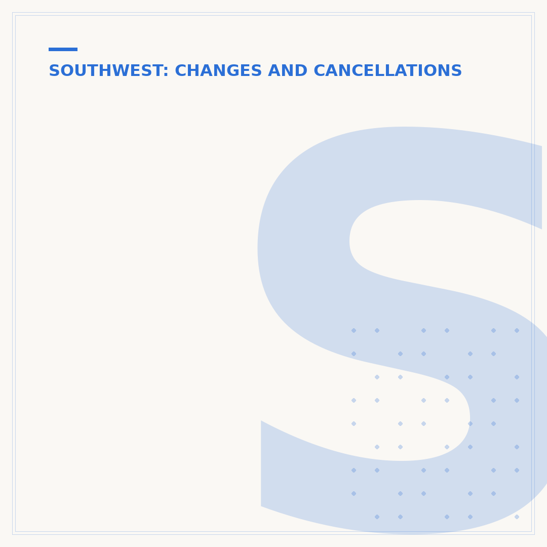 Southwest Policy When They Cancel Flight: Your Options