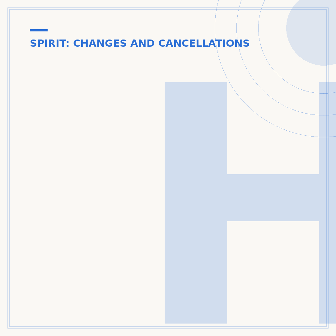 How Much Does Spirit Charge to Change a Flight?
