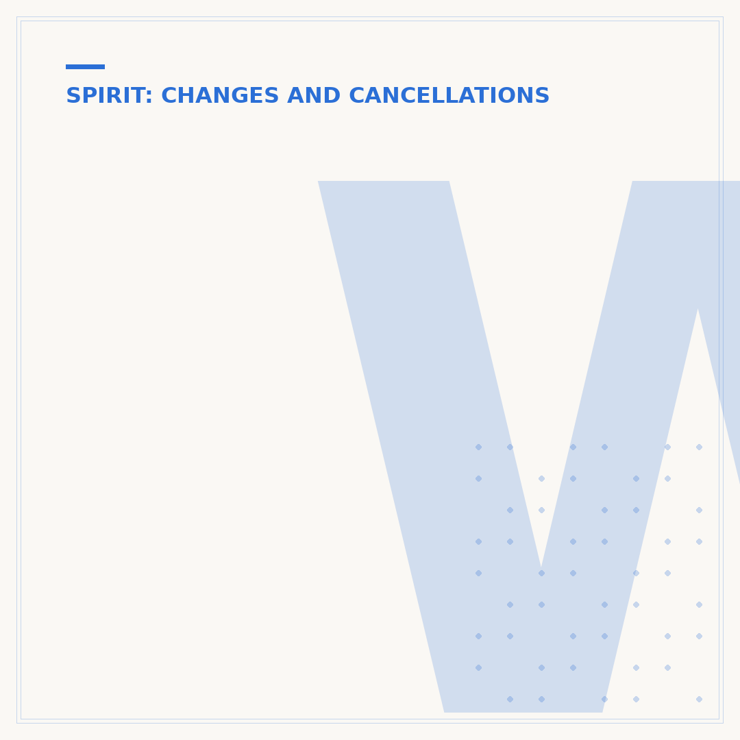 Why Did Spirit Change My Flight?