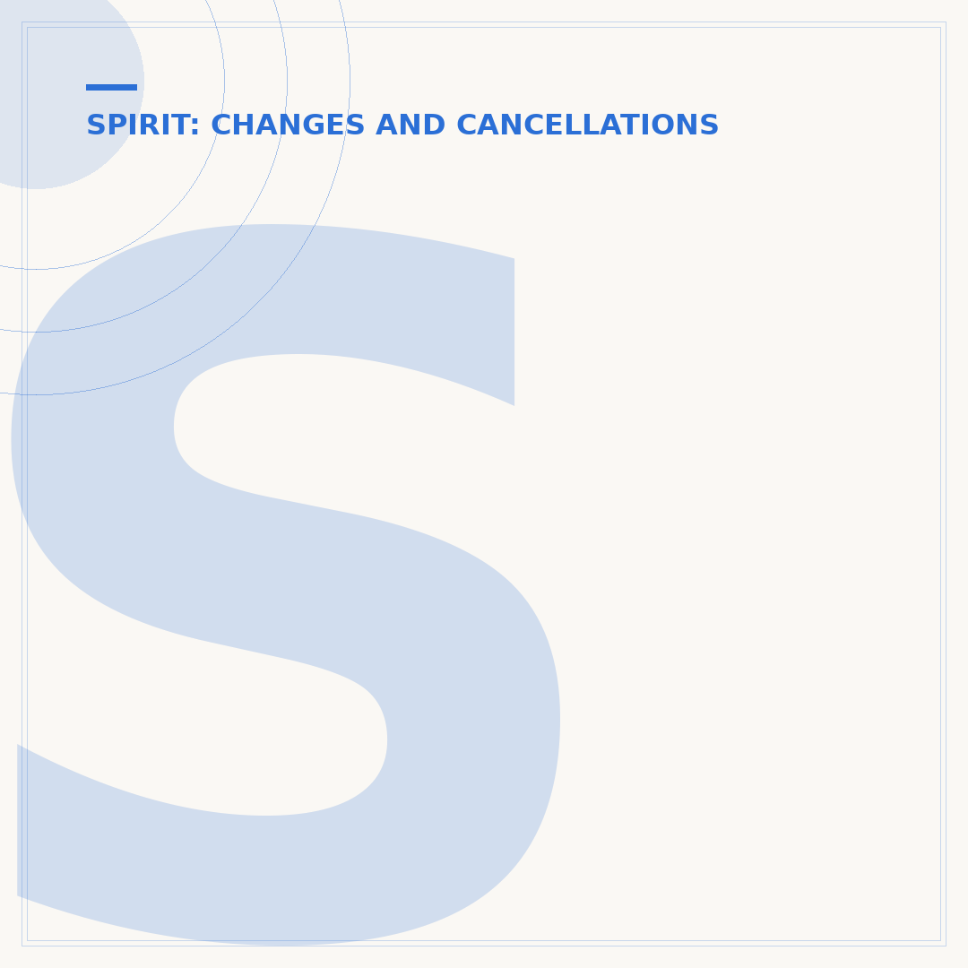 Spirit Flight Time Changed: Can I Cancel?