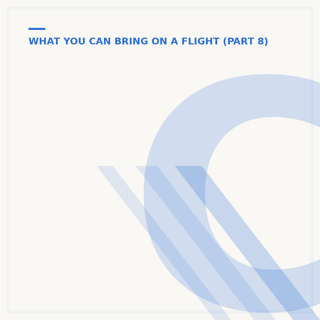 Can We Travel With Food in Flight? Airline Rules Explained