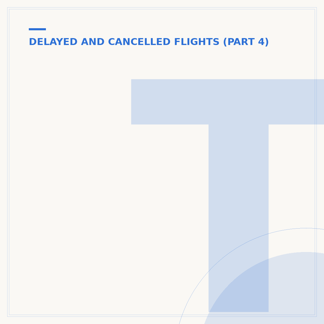 Travelers' Rights When a Flight Is Cancelled