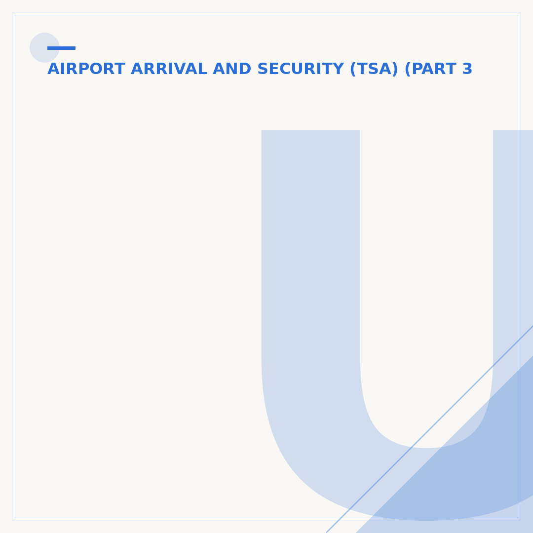 US Domestic Flight: When to Arrive at Airport