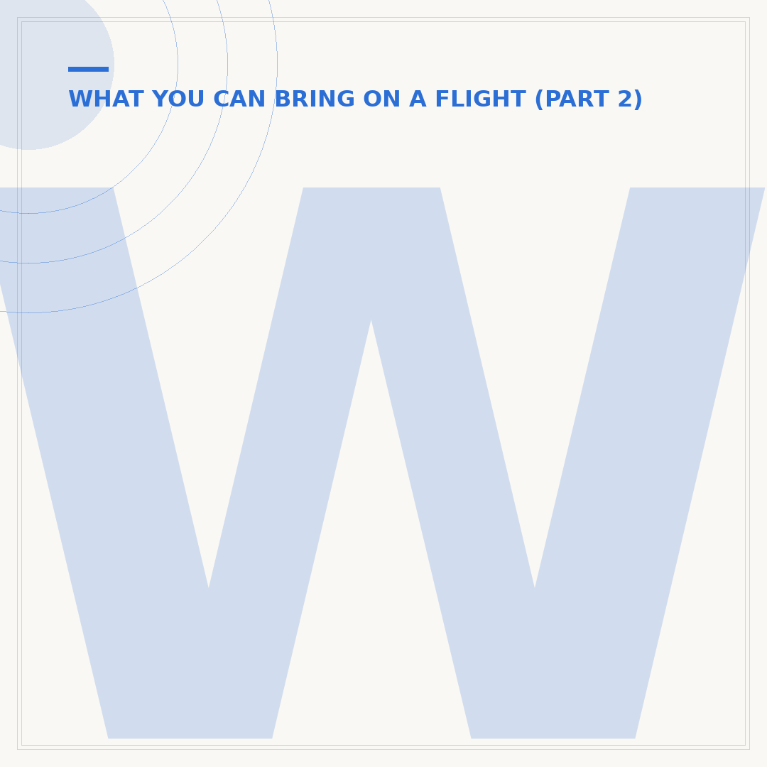 What to Bring on Overseas Flights: Pack Smart