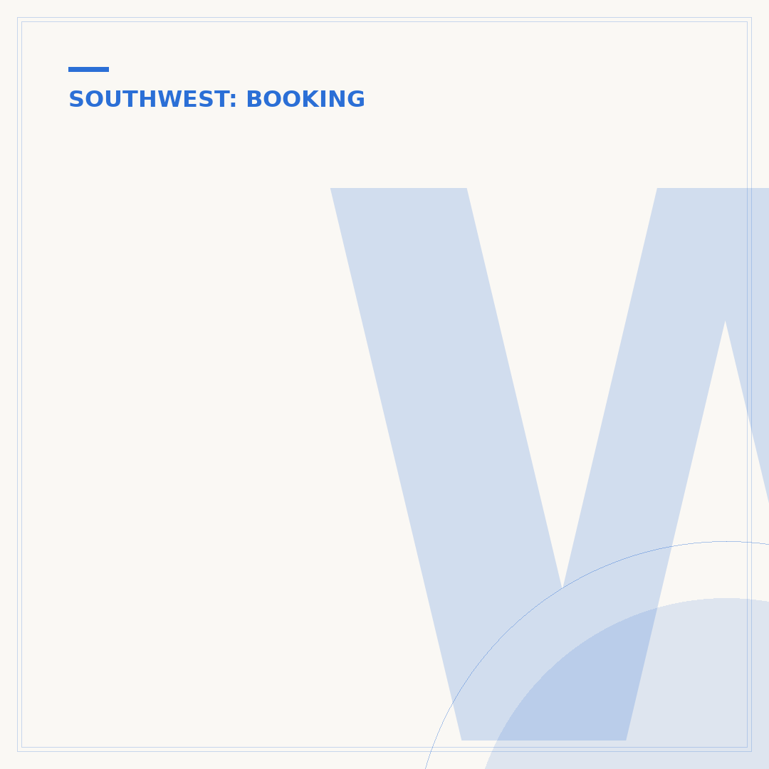 When to Book a Southwest Flight