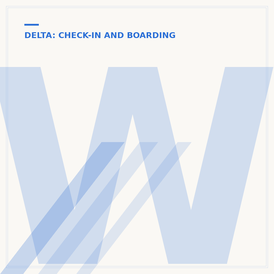 When to Check Into a Delta Flight