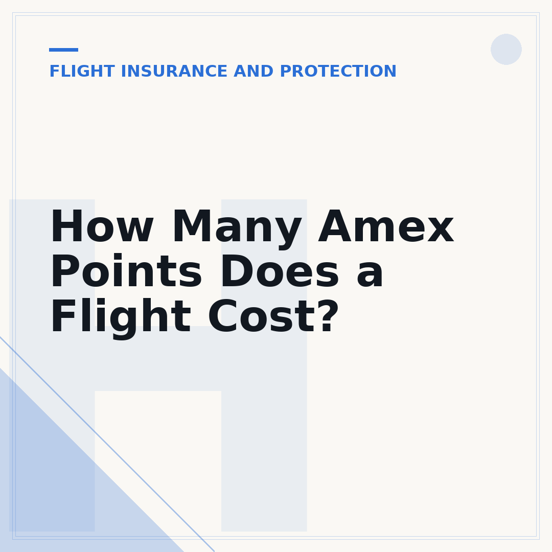 How Many Amex Points Does a Flight Cost?