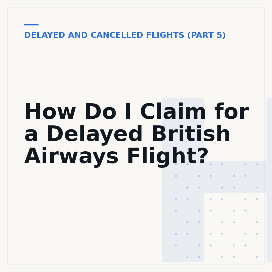 How Do I Claim for a Delayed British Airways Flight?