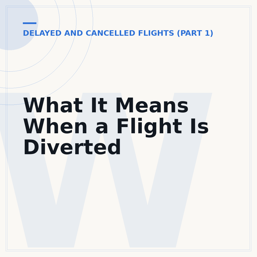 What It Means When a Flight Is Diverted