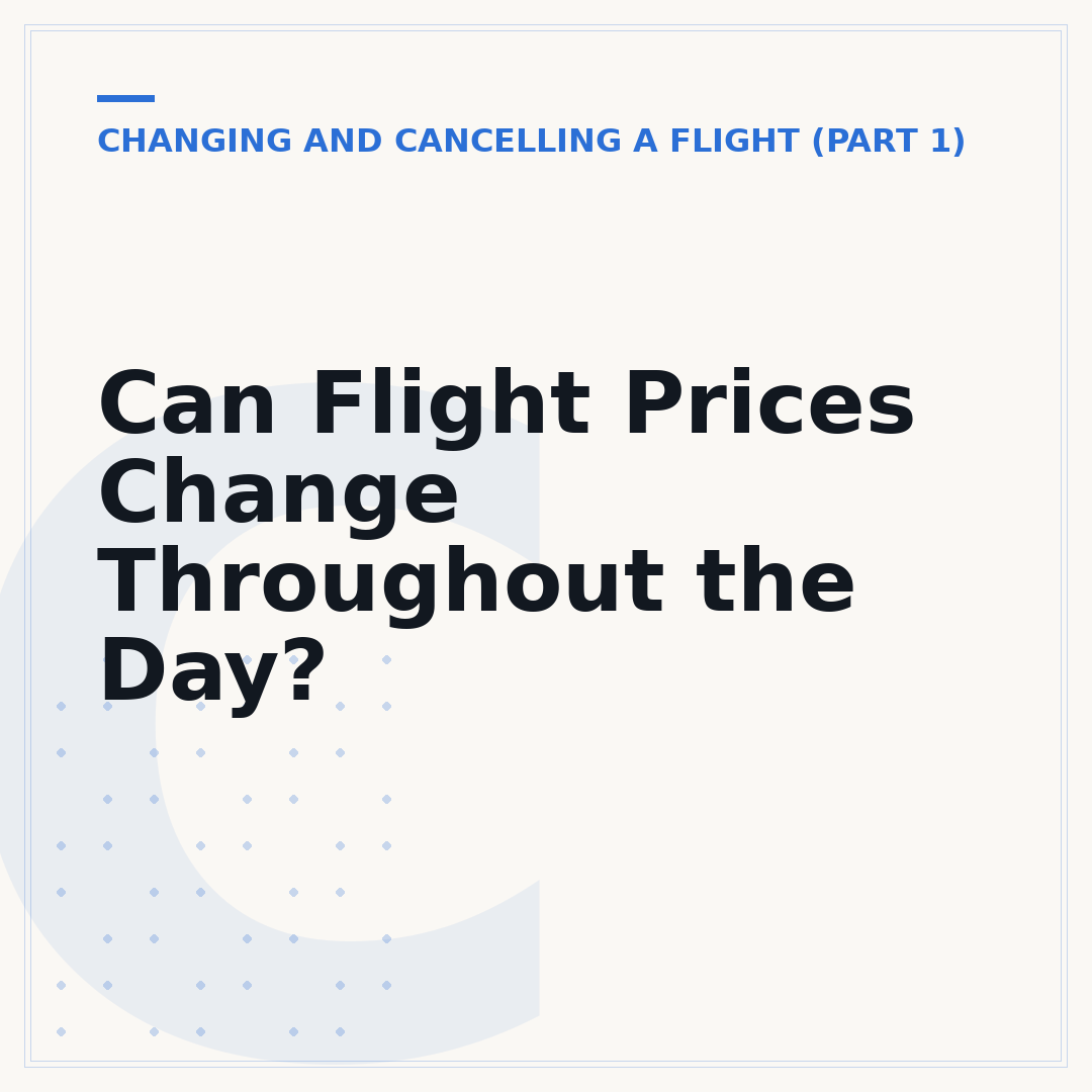 Can Flight Prices Change Throughout the Day?