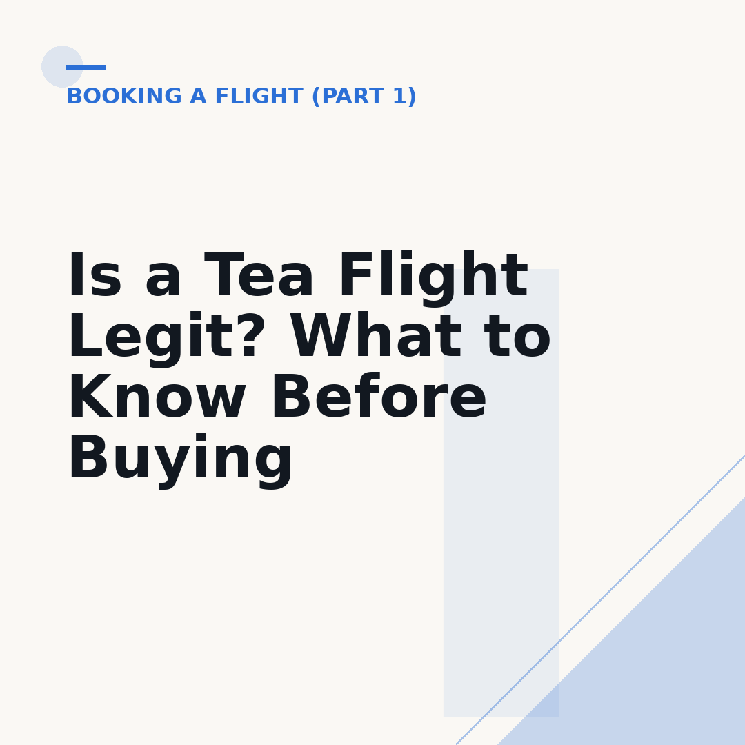 Is a Tea Flight Legit? What to Know Before Buying
