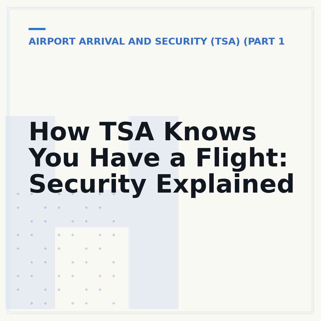 How TSA Knows You Have a Flight: Security Explained