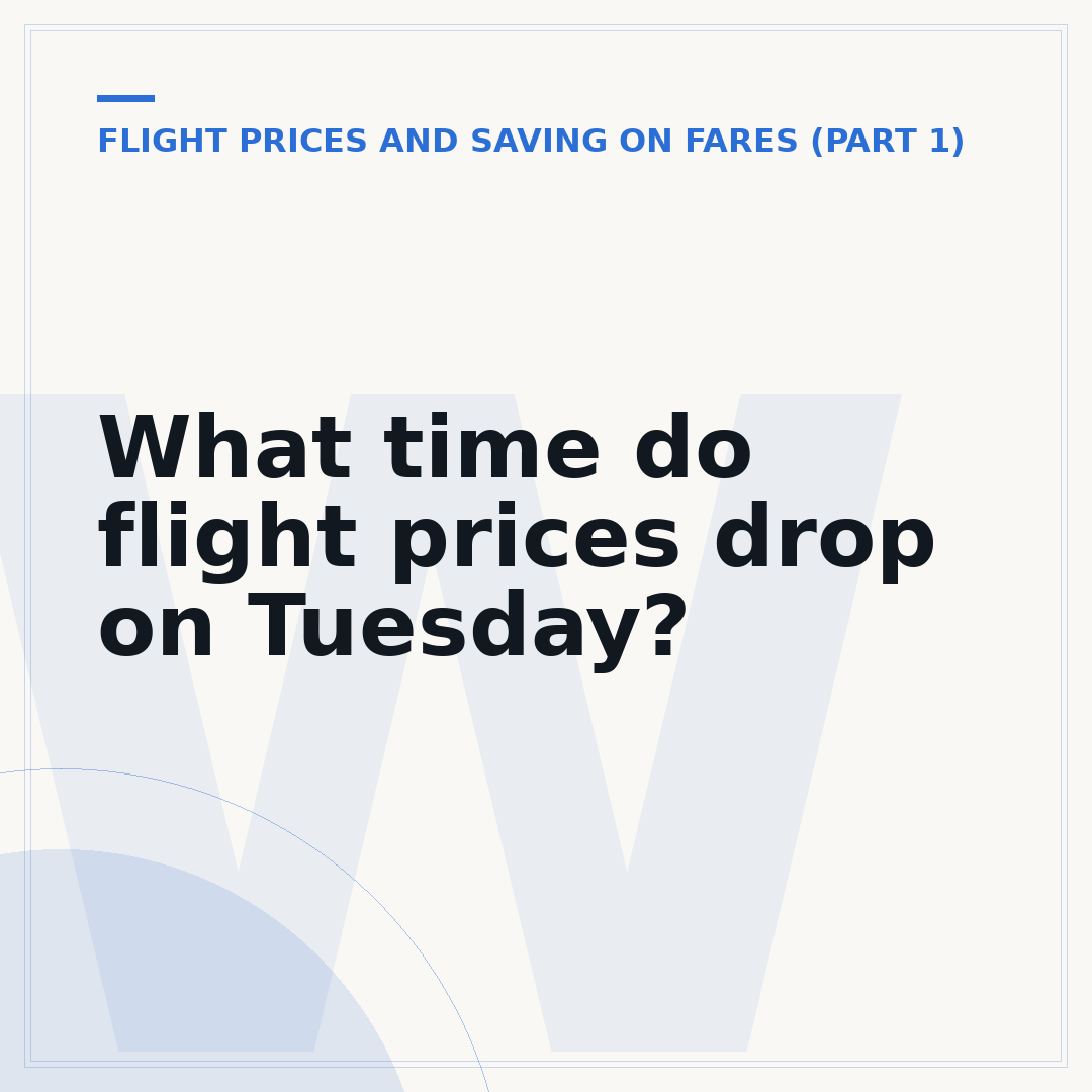 What time do flight prices drop on Tuesday?