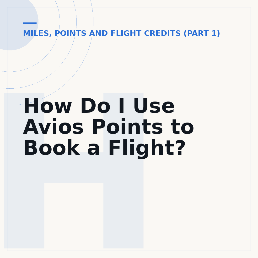 How Do I Use Avios Points to Book a Flight?