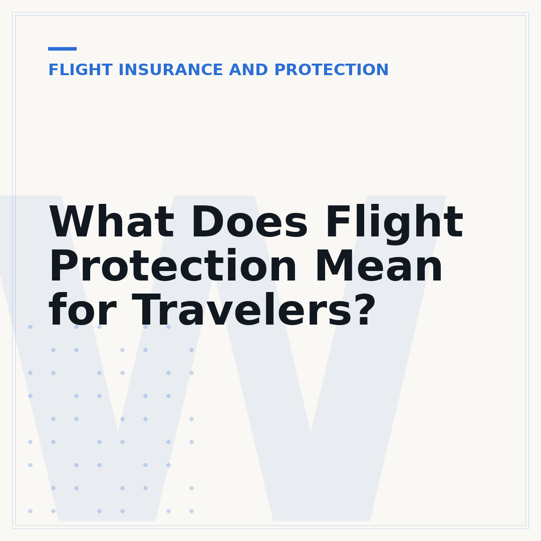 What Does Flight Protection Mean for Travelers?
